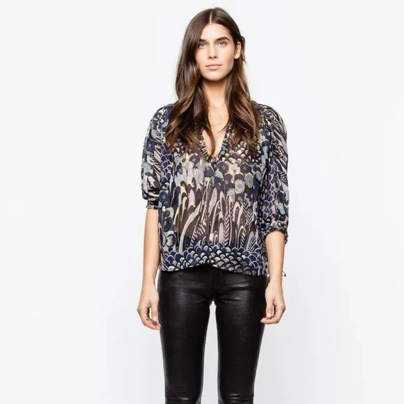 zadig&voltaire レースブラウス Zadig & Voltaire | Tops | Nwt Zadig Voltaire Terry Lurex